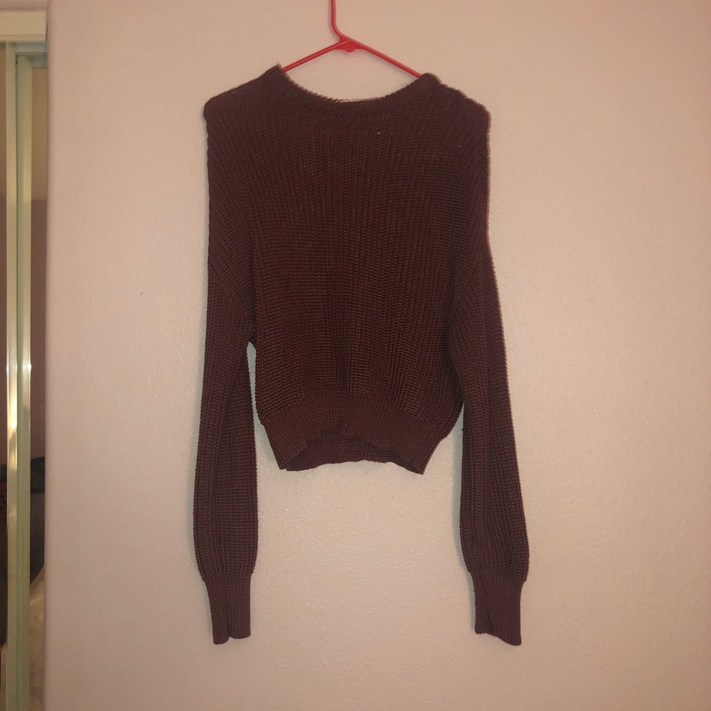 Pull and bear magenta sweater